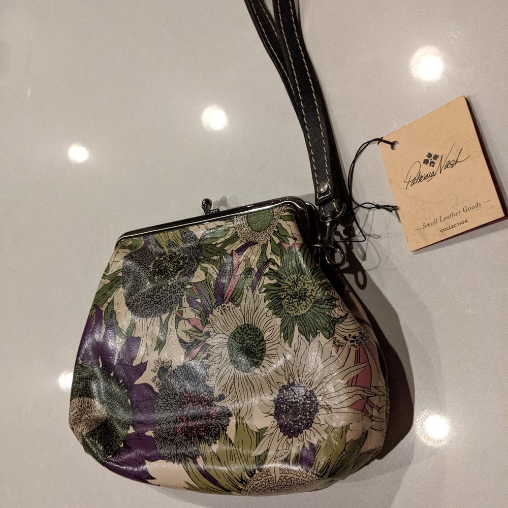Patricia Nash leather wristlet